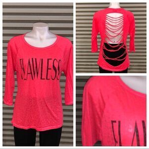 🛍️Material Girl Flawless t-shirt ripped back